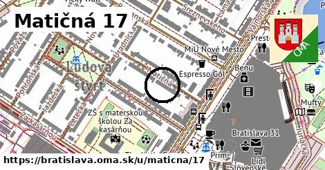 Matičná 17, Bratislava