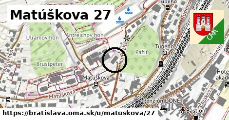 Matúškova 27, Bratislava