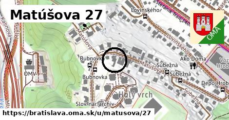 Matúšova 27, Bratislava