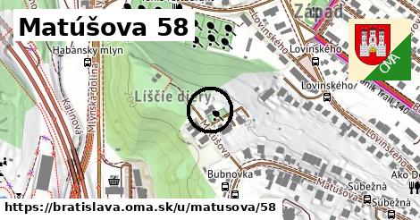 Matúšova 58, Bratislava