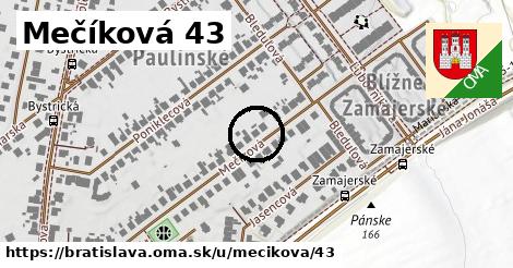 Mečíková 43, Bratislava