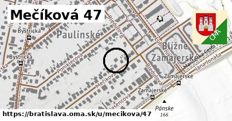 Mečíková 47, Bratislava