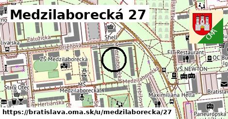 Medzilaborecká 27, Bratislava