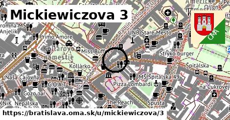 Mickiewiczova 3, Bratislava