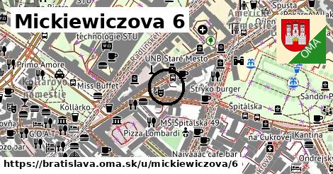 Mickiewiczova 6, Bratislava
