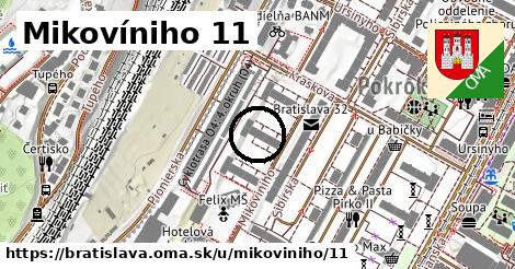 Mikovíniho 11, Bratislava