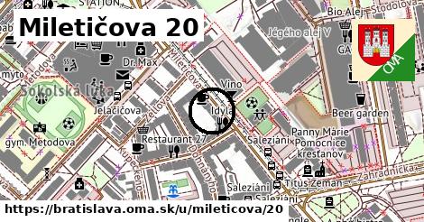 Miletičova 20, Bratislava