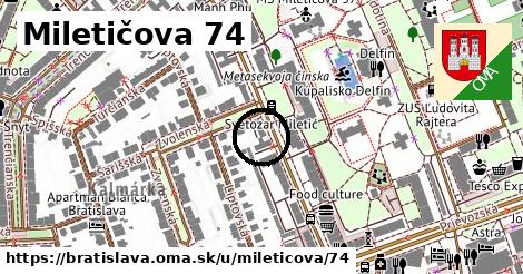 Miletičova 74, Bratislava