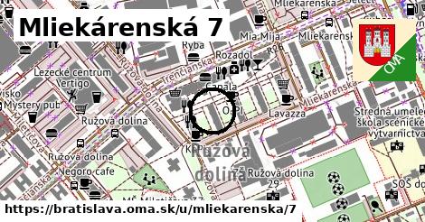 Mliekárenská 7, Bratislava