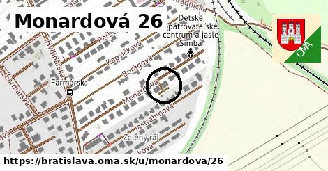 Monardová 26, Bratislava