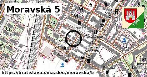 Moravská 5, Bratislava