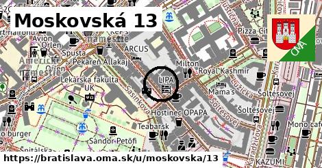 Moskovská 13, Bratislava