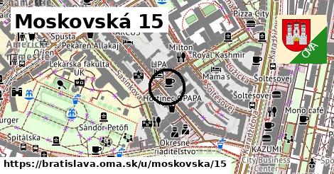 Moskovská 15, Bratislava