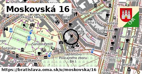 Moskovská 16, Bratislava