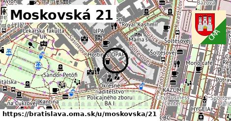 Moskovská 21, Bratislava