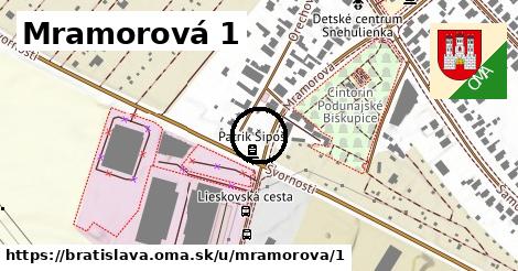 Mramorová 1, Bratislava