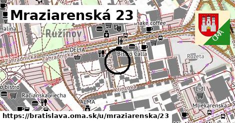 Mraziarenská 23, Bratislava