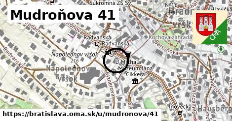 Mudroňova 41, Bratislava