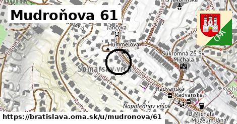 Mudroňova 61, Bratislava