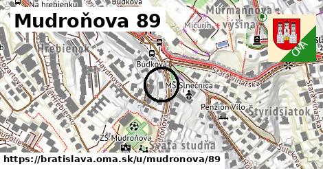 Mudroňova 89, Bratislava