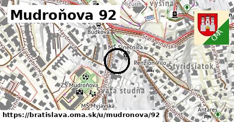 Mudroňova 92, Bratislava