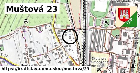 Muštová 23, Bratislava