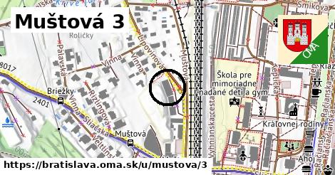 Muštová 3, Bratislava