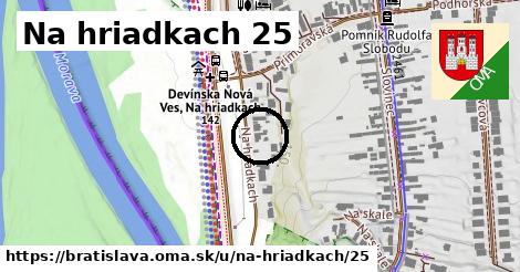 Na hriadkach 25, Bratislava