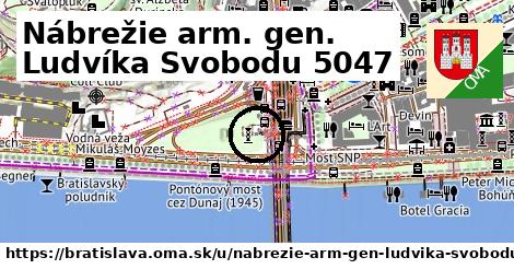 Nábrežie arm. gen. Ludvíka Svobodu 5047, Bratislava