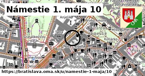 Námestie 1. mája 10, Bratislava