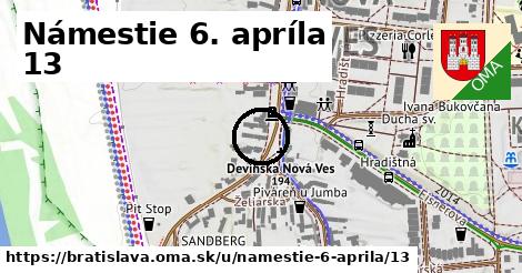 Námestie 6. apríla 13, Bratislava