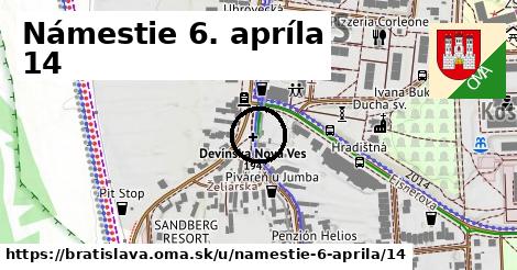 Námestie 6. apríla 14, Bratislava