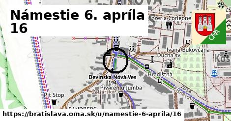 Námestie 6. apríla 16, Bratislava