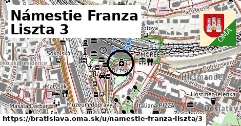Námestie Franza Liszta 3, Bratislava