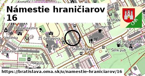 Námestie hraničiarov 16, Bratislava