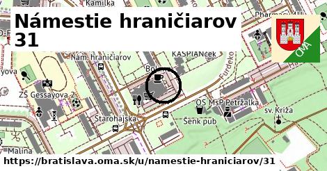 Námestie hraničiarov 31, Bratislava