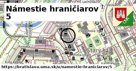 Námestie hraničiarov 5, Bratislava