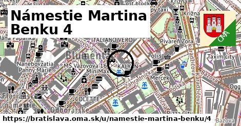 Námestie Martina Benku 4, Bratislava