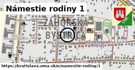 Námestie rodiny 1, Bratislava