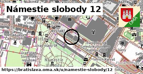 Námestie slobody 12, Bratislava