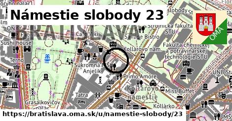 Námestie slobody 23, Bratislava