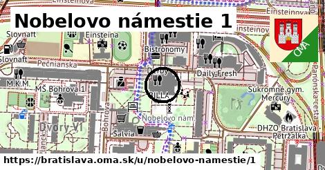 Nobelovo námestie 1, Bratislava