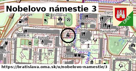 Nobelovo námestie 3, Bratislava