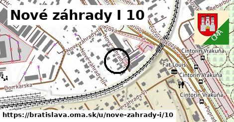 Nové záhrady I 10, Bratislava