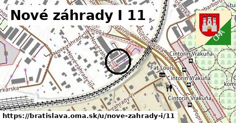 Nové záhrady I 11, Bratislava