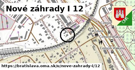 Nové záhrady I 12, Bratislava