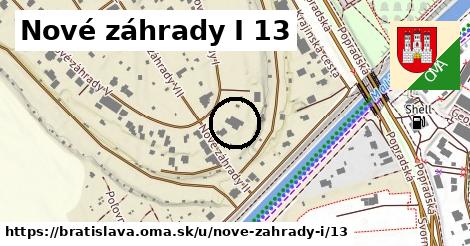 Nové záhrady I 13, Bratislava