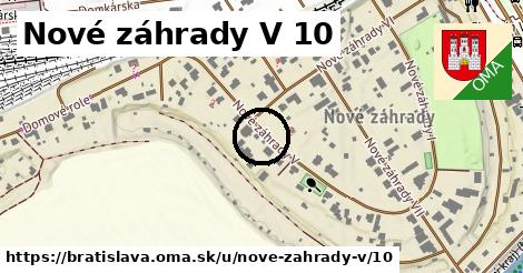 Nové záhrady V 10, Bratislava