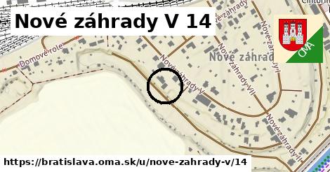 Nové záhrady V 14, Bratislava