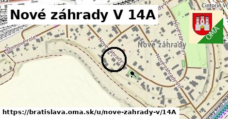 Nové záhrady V 14A, Bratislava